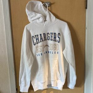 STARTER White Los Angeles Chargers Hoodie